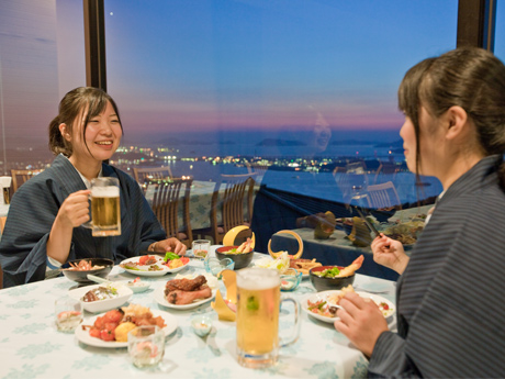瀬戸内展望レストラン瀬戸内海と讃岐の恵みバイキング