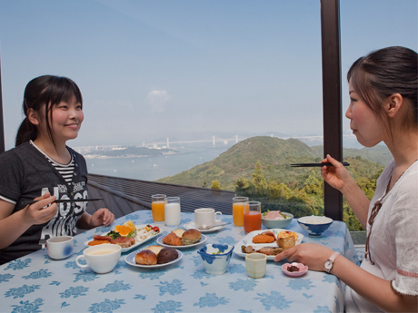 朝食バイキング