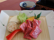 牛ステーキ鉄板焼き