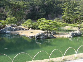 お庭の国宝「栗林公園」