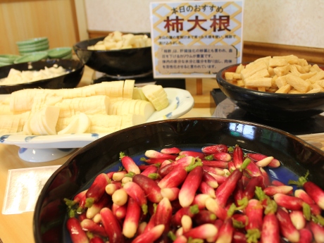 夕食時のミニバイキング