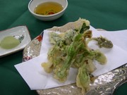 山菜の天ぷら五点盛り
