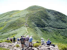 ガイドと一緒に月山を縦走「月山登山プラン」①