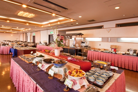 朝食バイキング