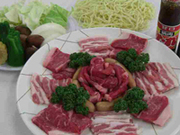 食材付きのコースもあります。