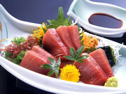 本マグロ中トロ刺し