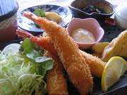 エビフライ定食
