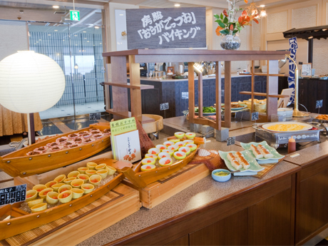朝食バイキング