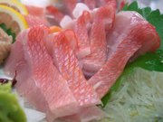 金目鯛の刺身