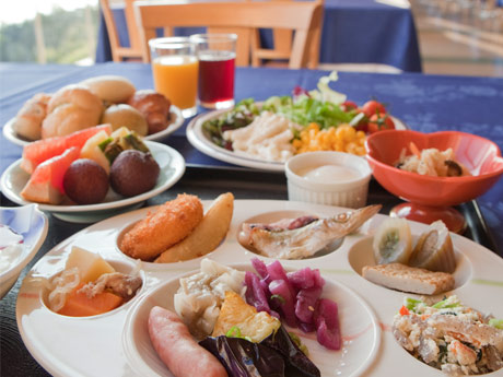 オーシャンビューレストラン♪さわやか朝食バイキング