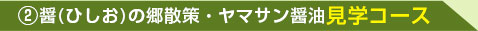 醤(ひしお)の郷散策・ヤマサン醤油見学コース
