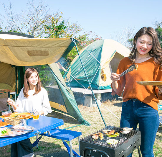 休暇村伊良湖オートキャンプ場 手ぶらでキャンプバーベキュー