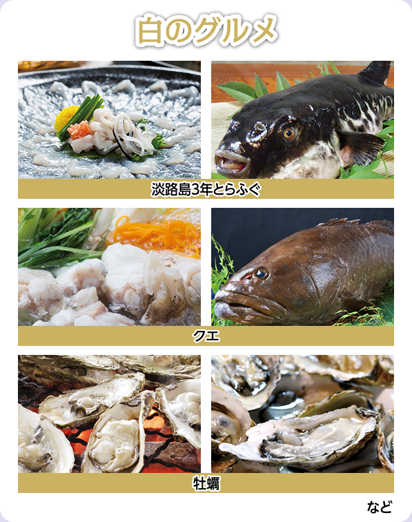 白のグルメ