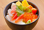 【朝食】海鮮みそとろろ丼