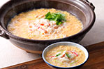 【朝食】ズワイガニの雑炊