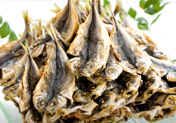 鯵の素揚げ