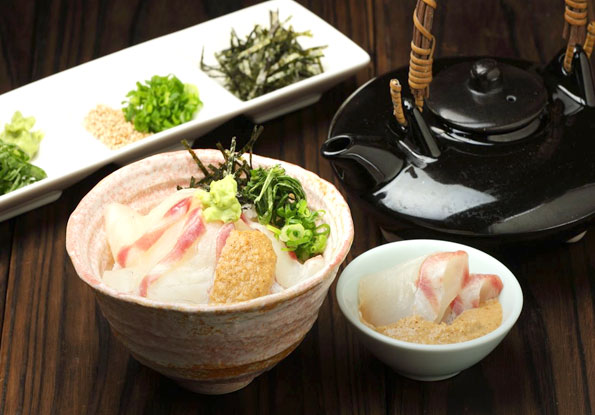 料理長イチオシメニュー いぶすき鯛茶漬け