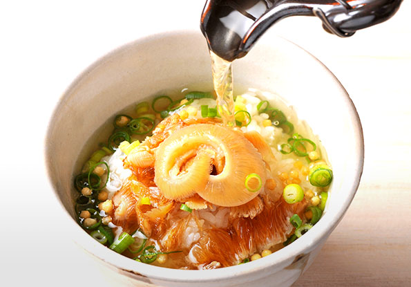 料理長イチオシメニュー 港町のあさ丼 ふかひれ茶漬け