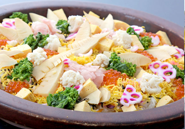 料理長イチオシメニュー 鮒ずし発酵飯入りちらしずし