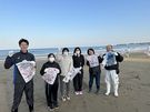 新入職員も参戦♬　海をきれいに！「なぎさクリーン運動」