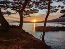 秋の夕暮れ「岩井崎」