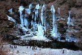 三十槌の氷柱