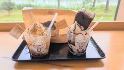 景色もスイーツも楽しめるカフェ「&sweets」