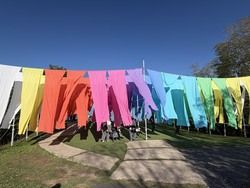 虹色カーテン🌈