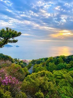 休暇村瀬戸内東予の展望台
