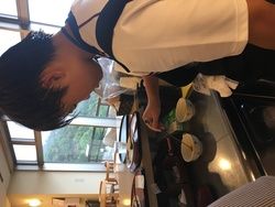 休暇村に職場体験の学生が来ています！
