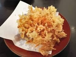 駿河湾の絶品桜えび かき揚げ 鐘庵