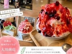 羽黒山随神門前<br>かき氷屋さん