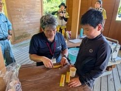 夏休みこども環境講座「ビオトープを守ろう！」が開催されました