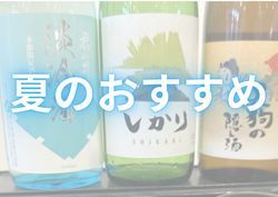 オススメ！【夏の地酒】のご紹介！🍶