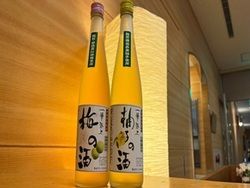 暑い夏の夜に、梅酒と柚子酒を～