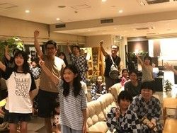 お盆の夜のお楽しみレク♪　今夜はじゃんけん大会！！