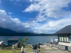 青木湖へ行きました