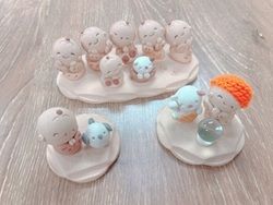 売店の可愛らしい陶人形「夢わらべ」