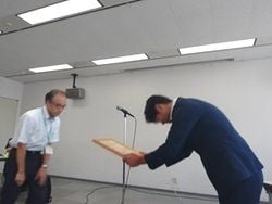 授与式に参加いたしました！