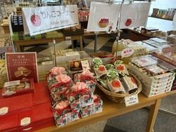 売店リンゴコーナーできました！