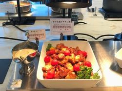  夕食ビュッフェおススメメニュー　すだち鶏南蛮