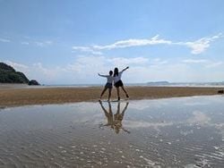 絶景に心癒される「父母々浜」