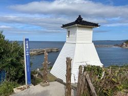 日本最古の木造灯台「旧福浦灯台」
