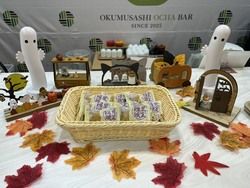 中秋の名月にお饅頭！？