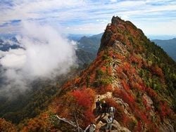 石鎚山の紅葉