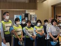 ビブスを装着して役割を見える化♬消防総合訓練を実施しました！