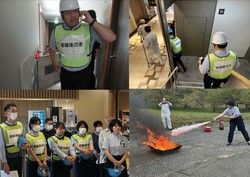 ビブスを装着して役割を見える化♬消防総合訓練を実施しました！