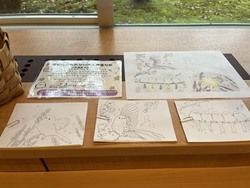 常識にとらわれない！？シマエナガの塗り絵