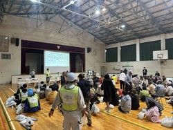 雨でも総勢300名超え！地域共同避難訓練に参加してきました♪
