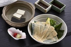 新一品!!湯波のしゃぶしゃぶ!!